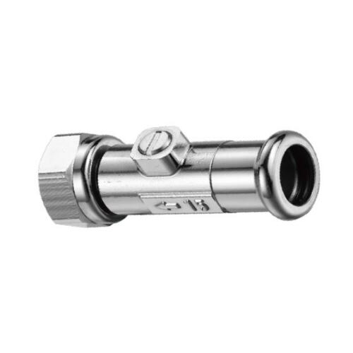 Press Fit Straight Swivel Service Valve