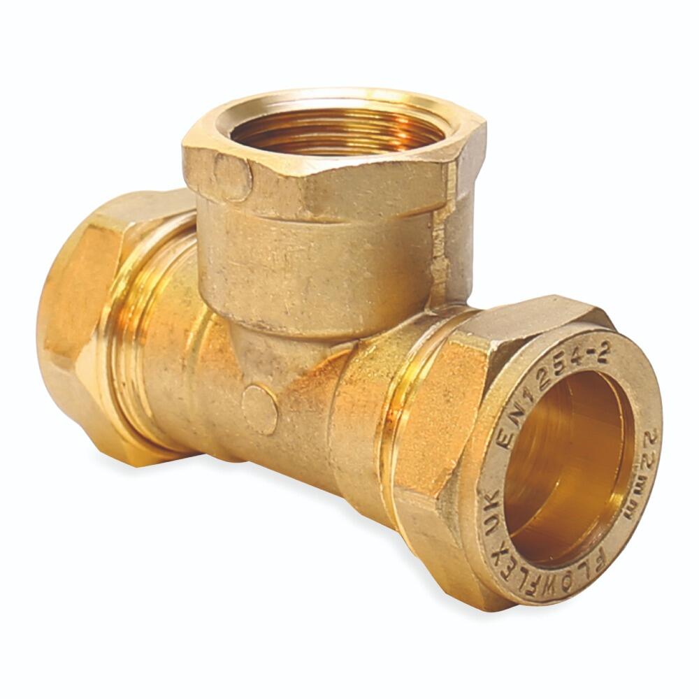 An image of the Flowflex Compression Female Branch Tee, product code: P717
